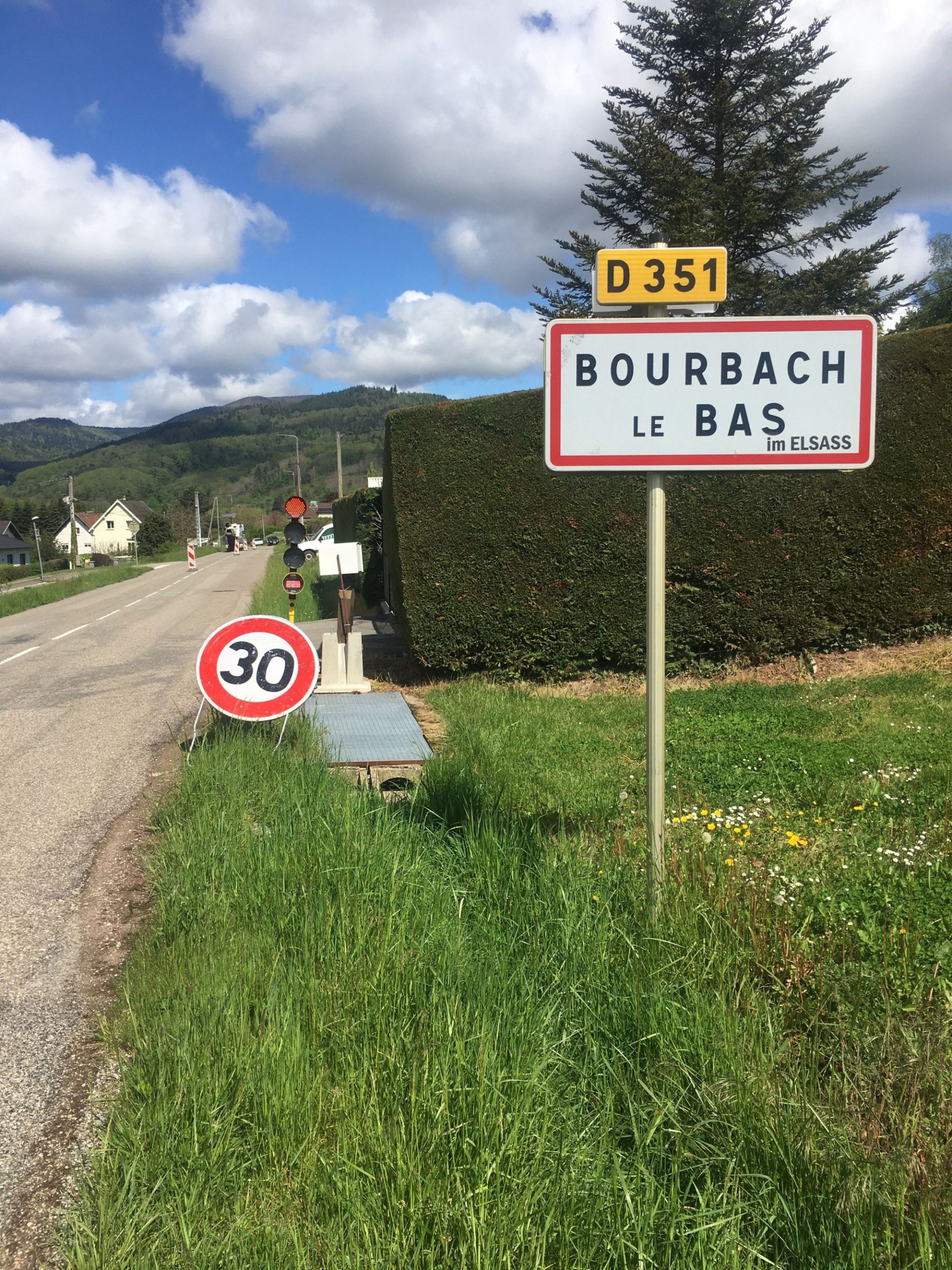 Bourbach-le-Bas enfouit ses réseaux aériens Illzach